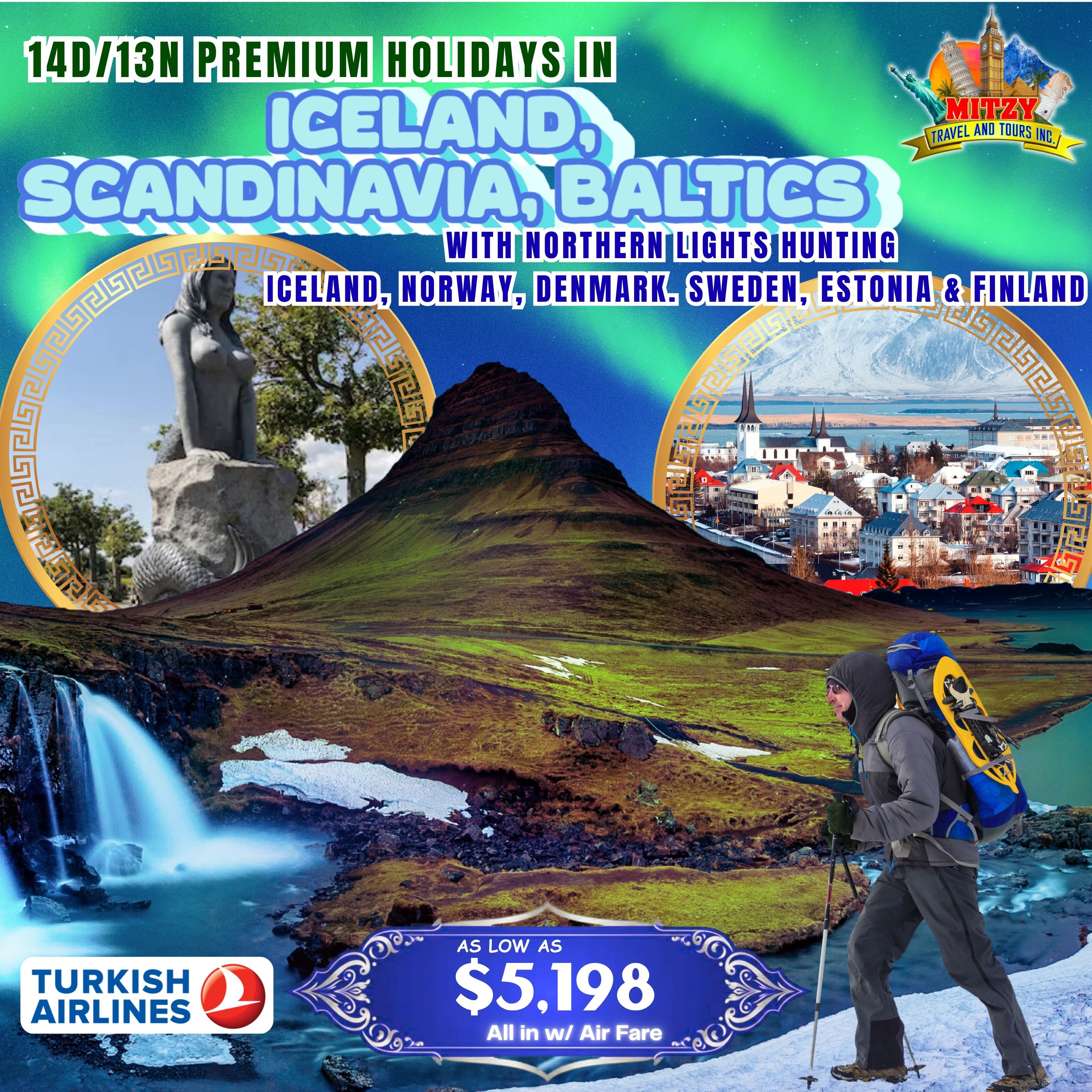 Captivating Holidays in Iceland Scandinavian w/ Faroe Island